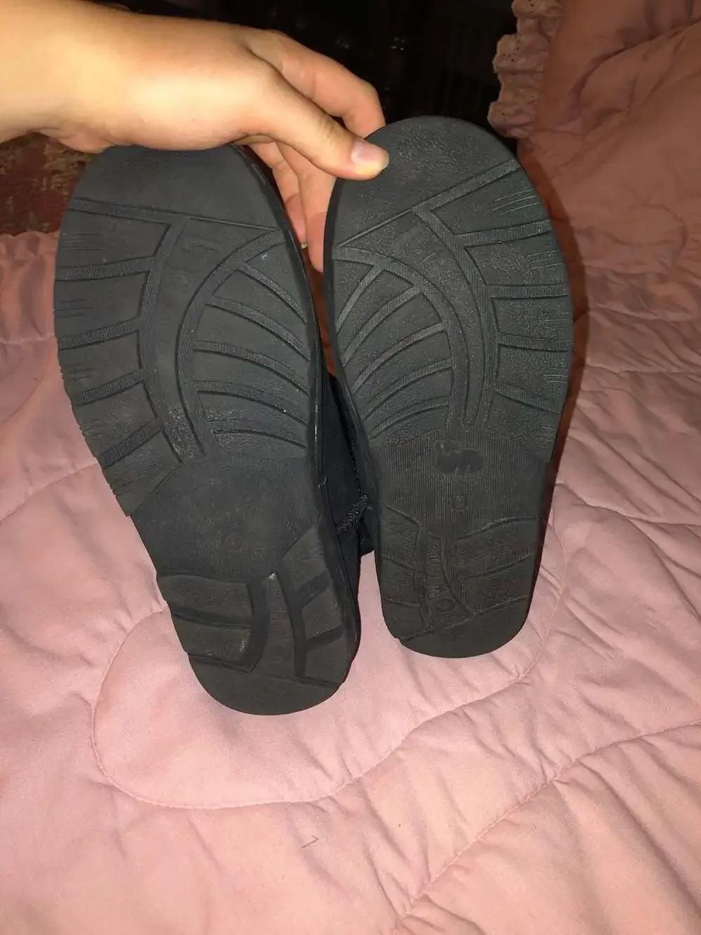 LAMO Essential Wrap Women's Black Suede and Faux Fur Boots
